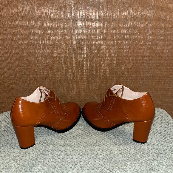 Odema Womens Oxfords Brogue Wing Tips - Picture 4 of 6